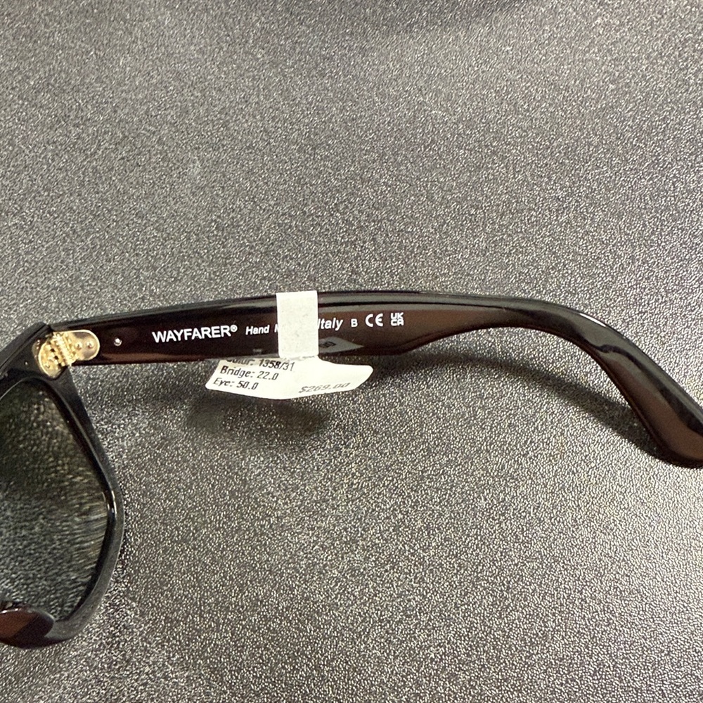 Ray-Ban Black Sunglasses rb 2140 with Case - Picture 3 of 4